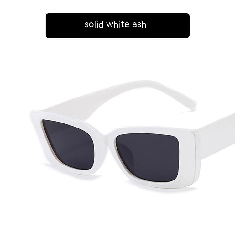 Jelly Color Square Sun Glasses Concave Shape