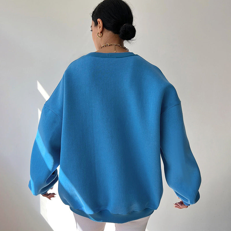 Loose And Versatile Casual Sweater Women