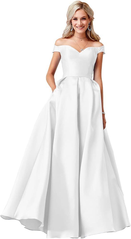 Off-the-shoulder Ball Gown Long