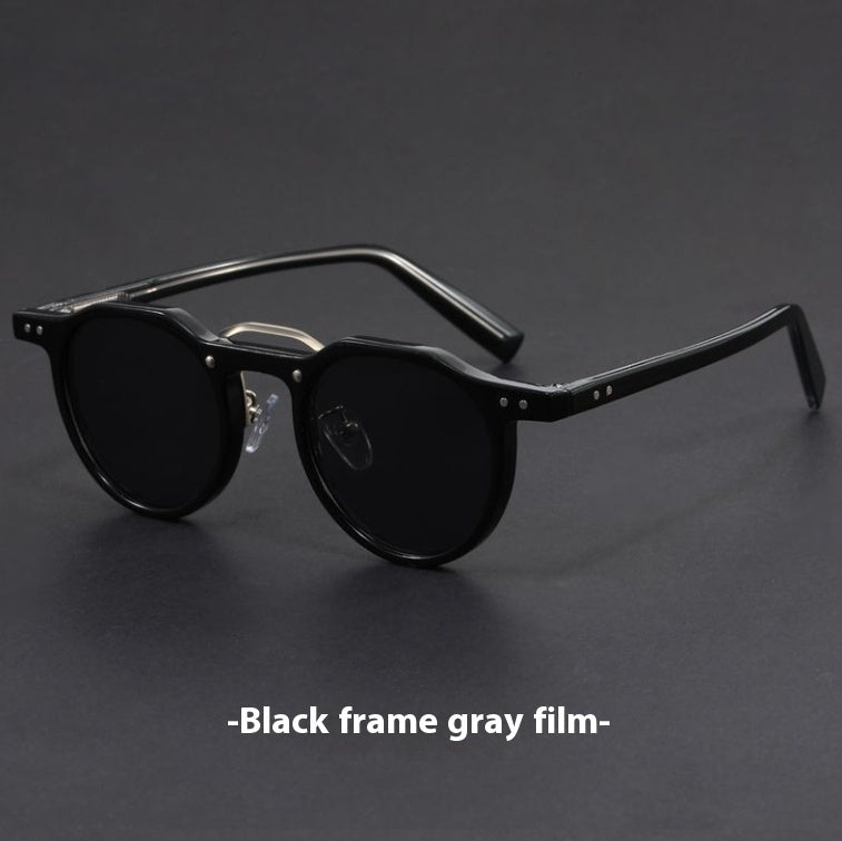 High Appearance Level Small Frame Sunglasses Glasses Sunglasses Gentleman Style Personality