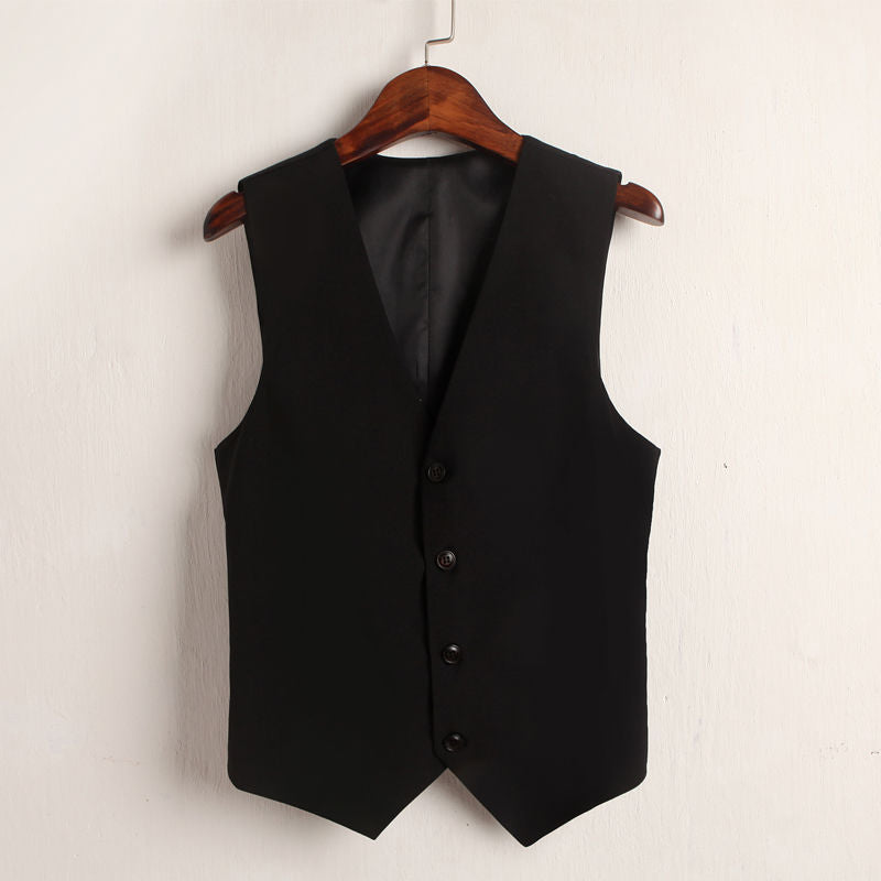 Men's And Women's Fashion Simple Sleeveless Vest Jacket