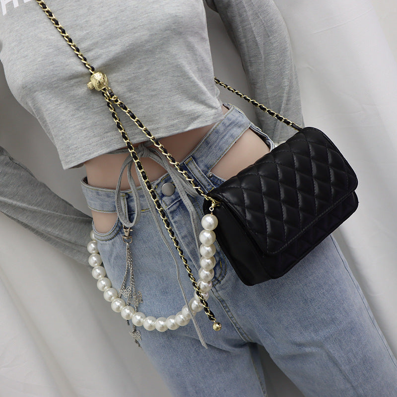 Pearl Chain Small Fragrant Senior Sense Bag Women