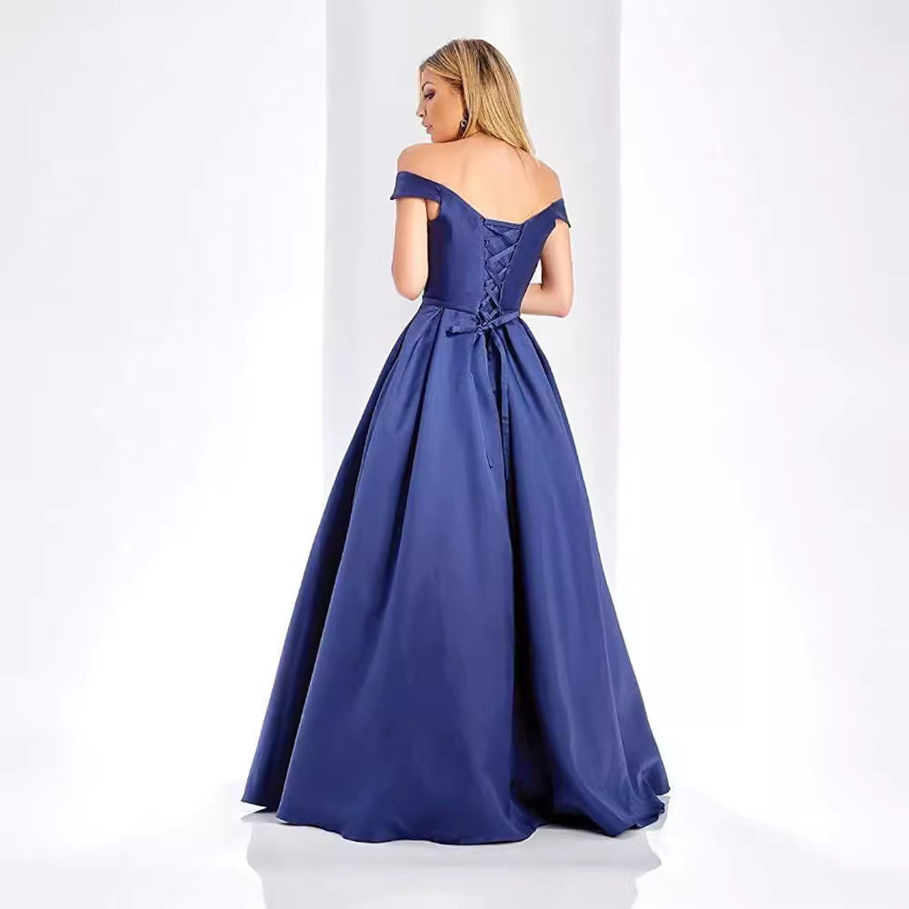 Off-the-shoulder Ball Gown Long