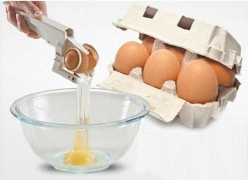 Egg Shell Cracker Handheld Plastic Egg Breaker Egg Opener Creative Egg Separator Tool Kitchen Gadgets