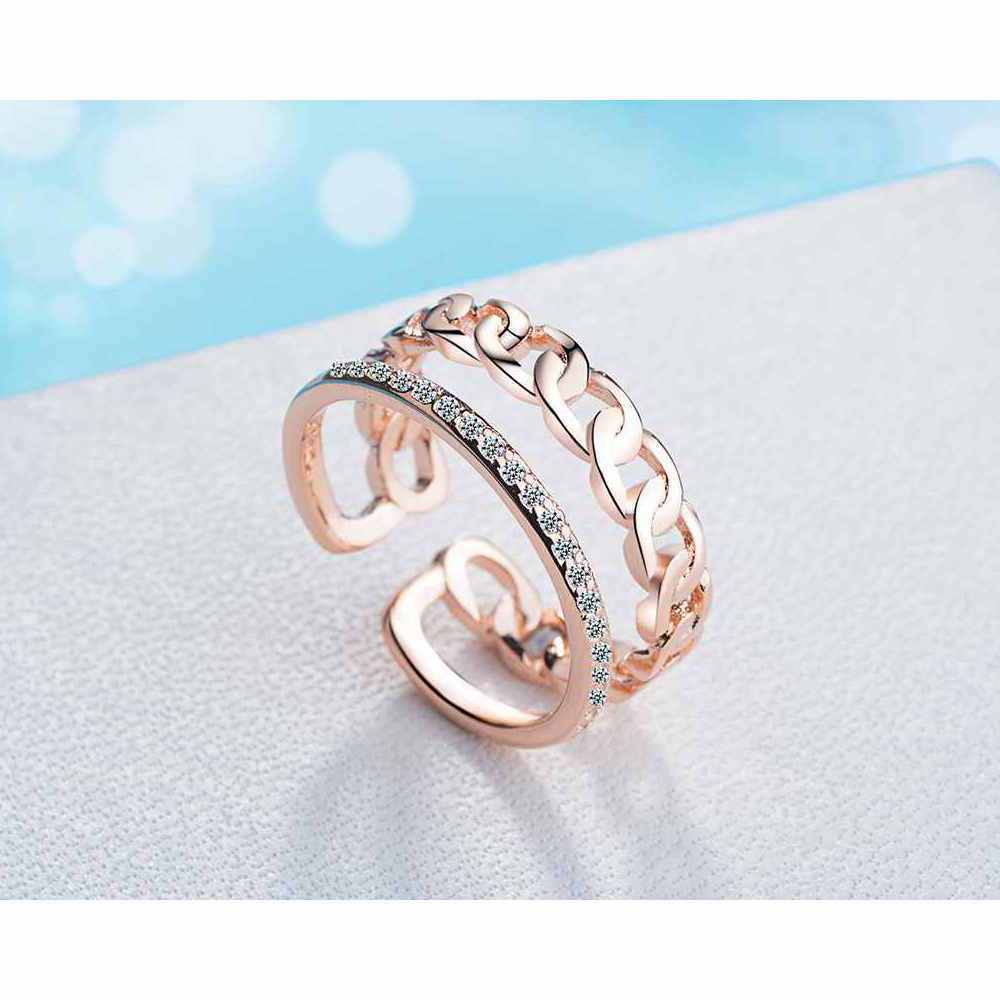 Personalized simple diamond ring women