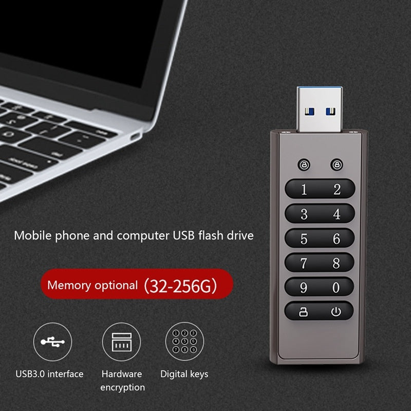 High-speed Solid-state USB Drive Digital Encryption