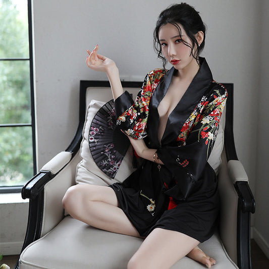 Japanese-Style Kimono Uniform Temptation Suit Sexy Nude Lingerie