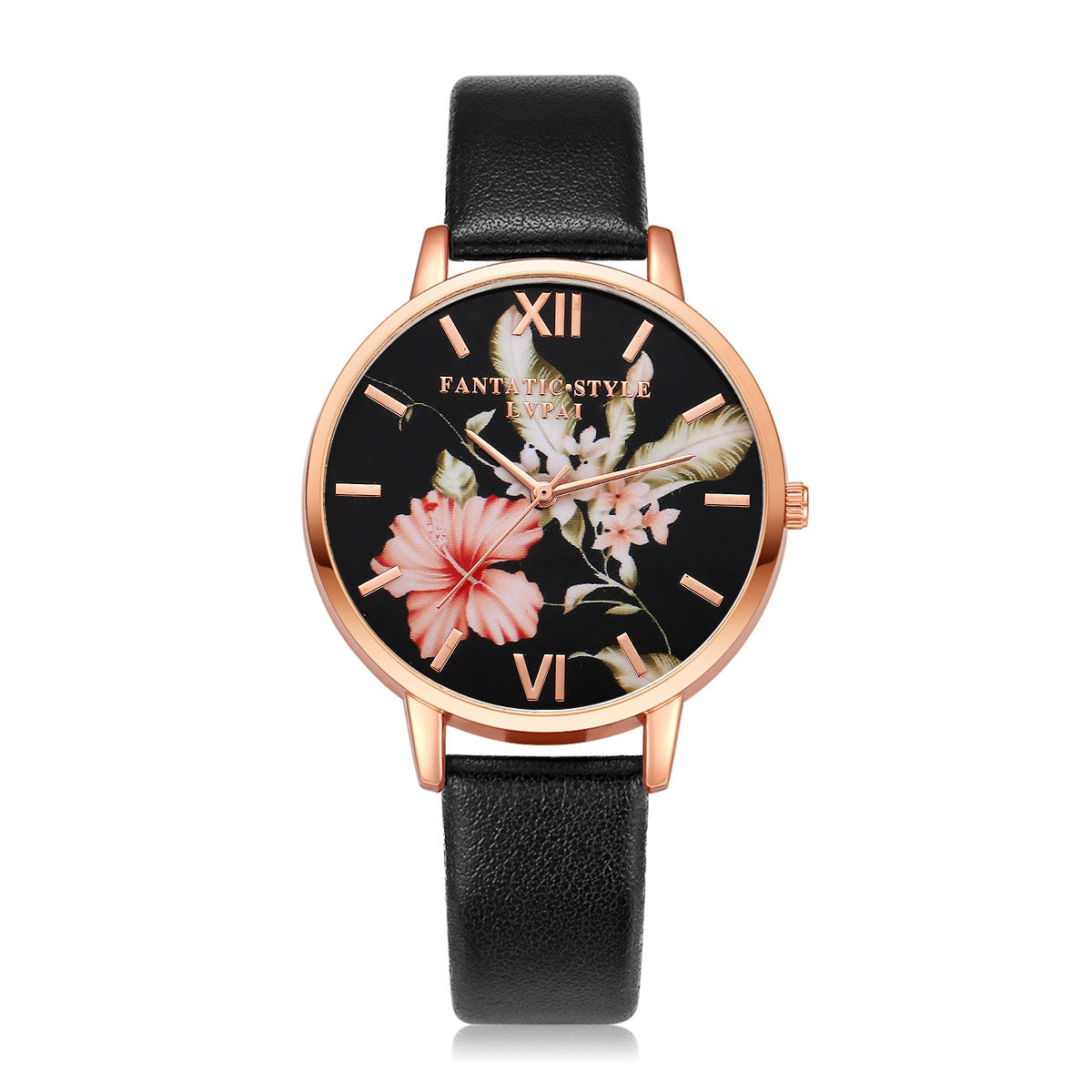 Lvpai Marke Frauen Armband Uhr Modalità rosa oro blumen leder Einfache Frauen Kleid Uhren Luxus Business Geschenk uhr uhr