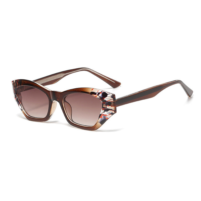 Polygonal Cat's Eye Core Insert TR Sunglasses