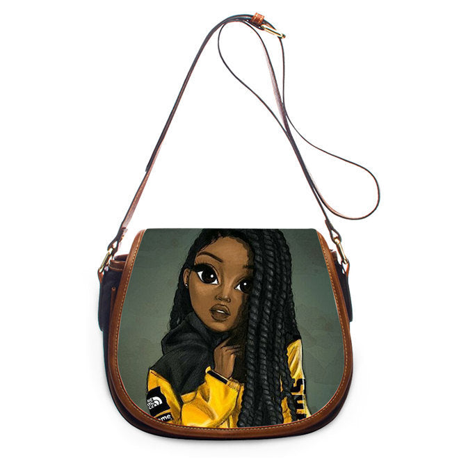 African Pu women's One Shoulder Messenger Bag