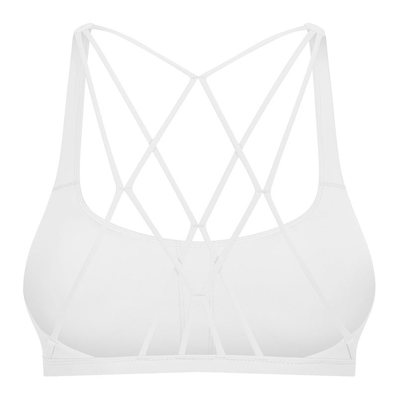 Beautiful back underwear skin-friendly nude sports running yoga fitness bra