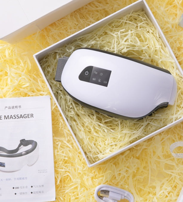 Bluetooth Music Eye Massageur Pression à air Hot Compress Dark Circles Eye Care