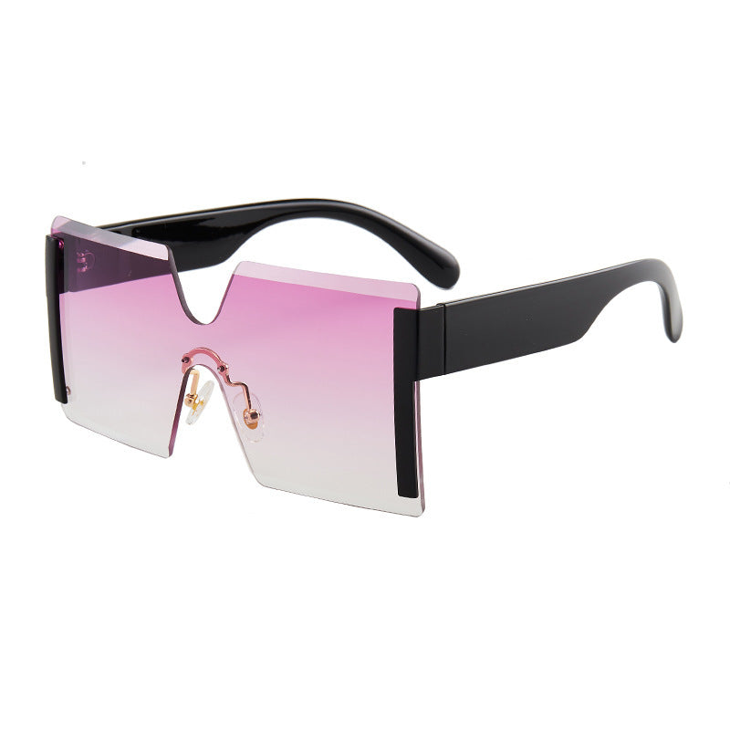 European and American Siamese Frameless Sunglasses