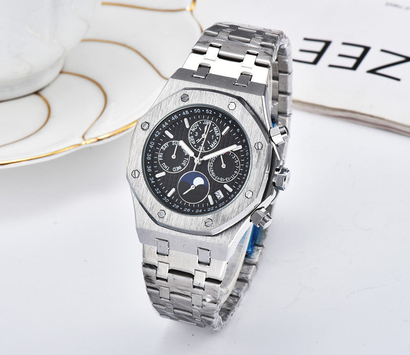 Men's Fashion Seven-pin Work Quartz Watch