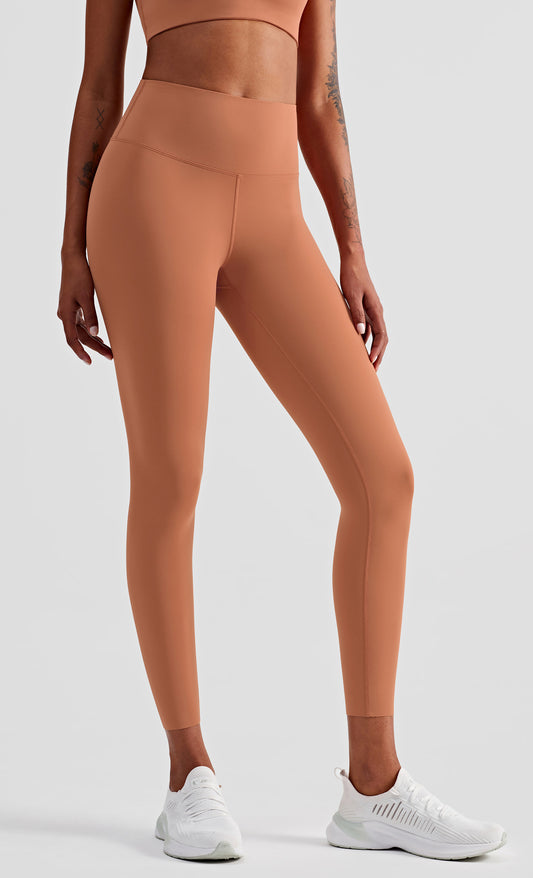 Comfortable Nude Yoga Pants Skin-friendly High-stretch Tights