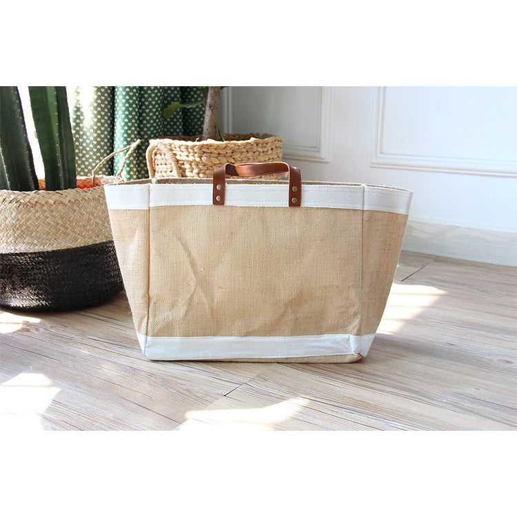 Folding Bag Women Cotton Hemp