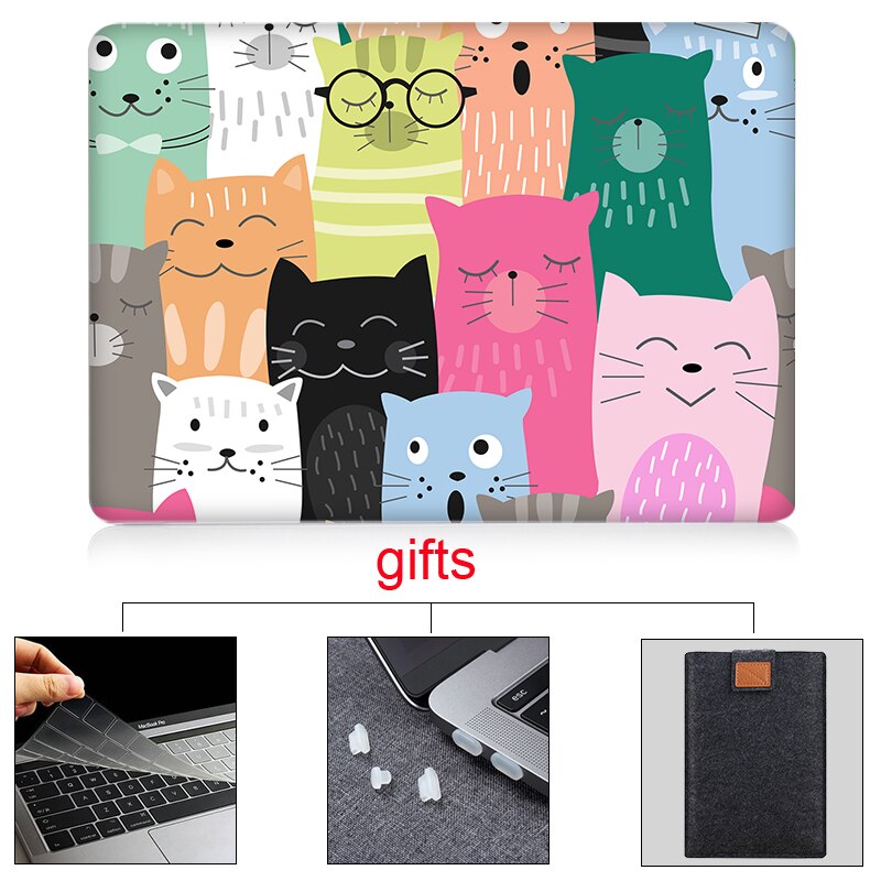 Hard MacBook Laptop Cases with Various Prints