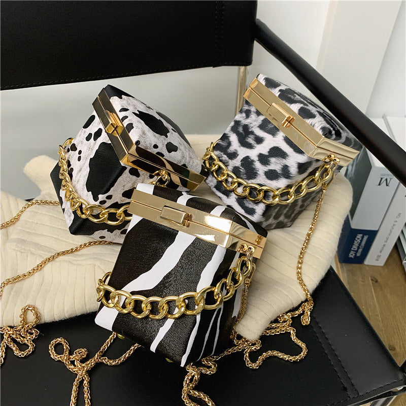 Mini Chain Small Tide Fashion Borsa quadrata piccola obliqua