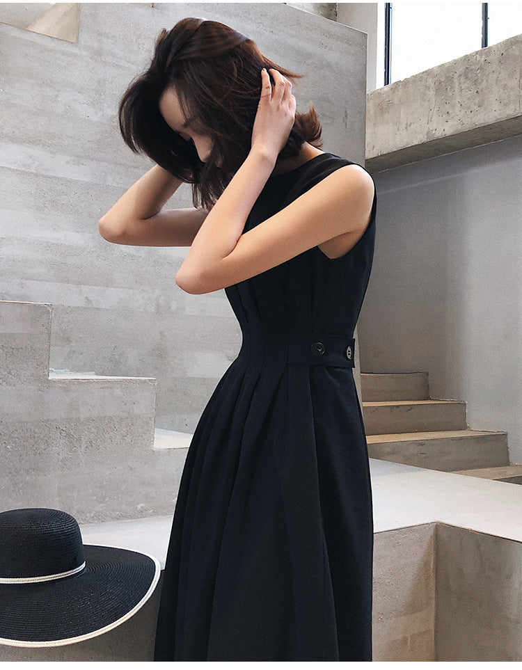 Sleeveless Dress Hepburn Cardio Temperament Vest Dress