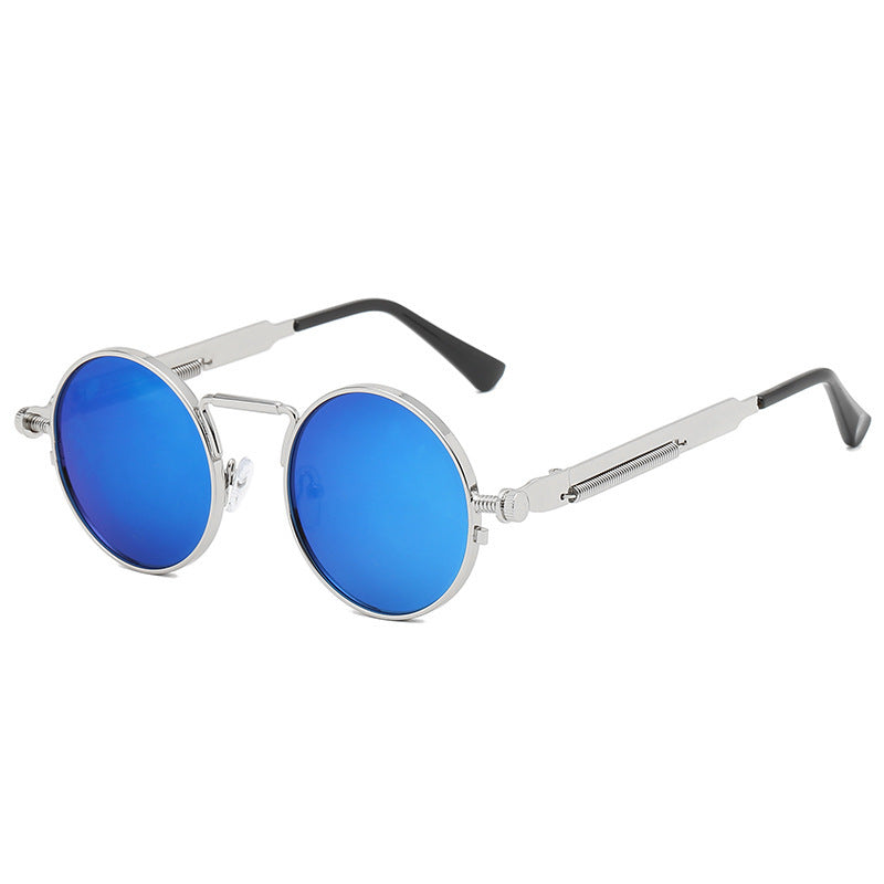 Personalized All-match Metal Trendy Spring-leg Sunglasses