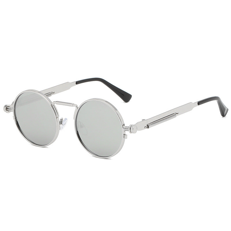 Personalized All-match Metal Trendy Spring-leg Sunglasses