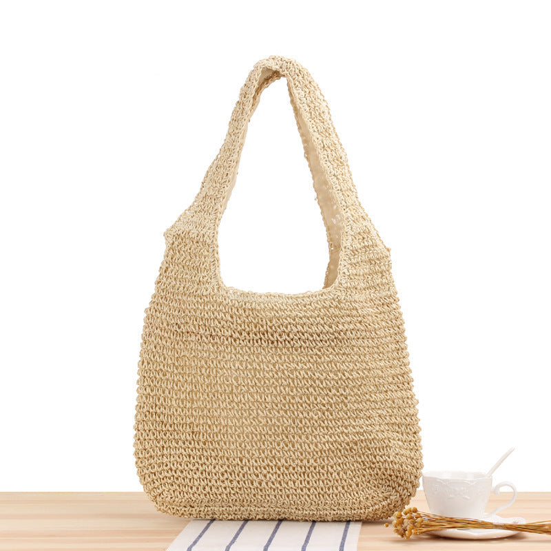 Leisure One Shoulder Straw Woven Bag