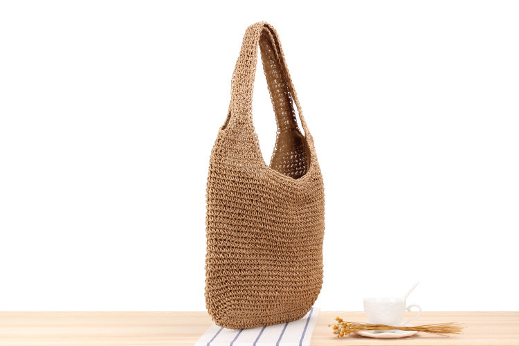 Leisure One Shoulder Straw Woven Bag