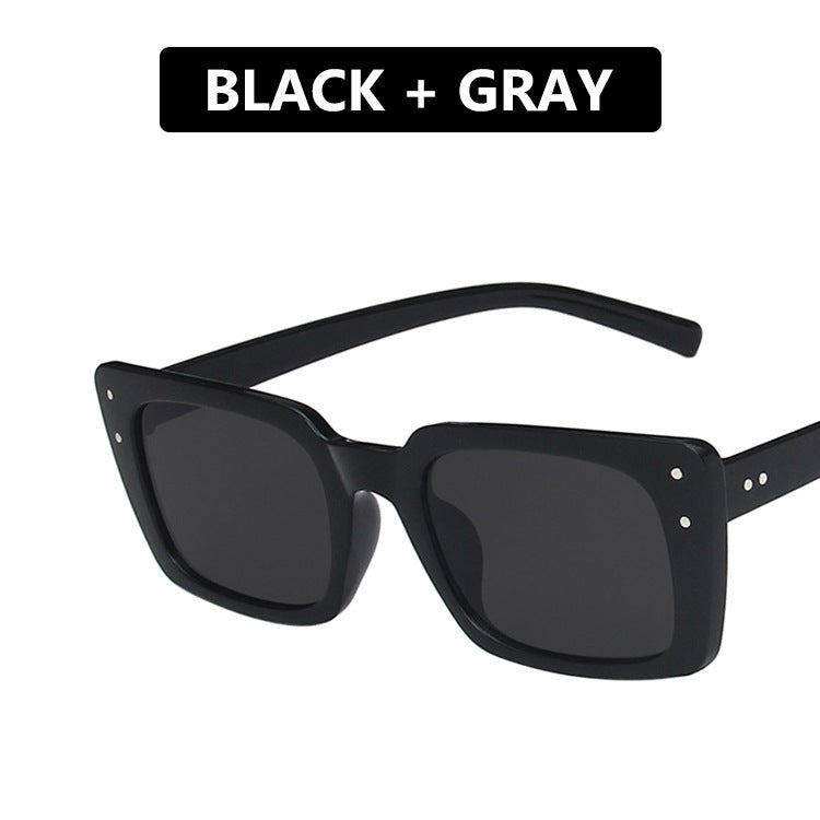 Mi Nail Narrow Frame Square Sunglasses Sunglasses