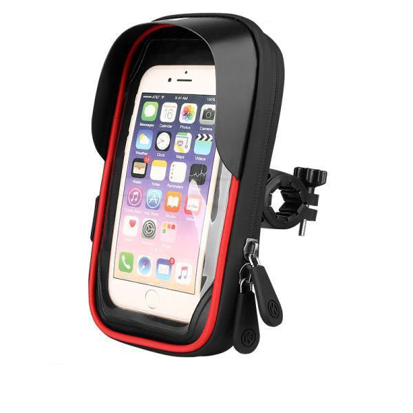 Kompatibel mit Apple, Fahrrad-Motorrad-Telefonhalter, wasserdichte Hülle, Fahrrad-Telefontasche für iPhone XS 11 Samsung S8 S9, mobiler Ständer, Roller-Abdeckung