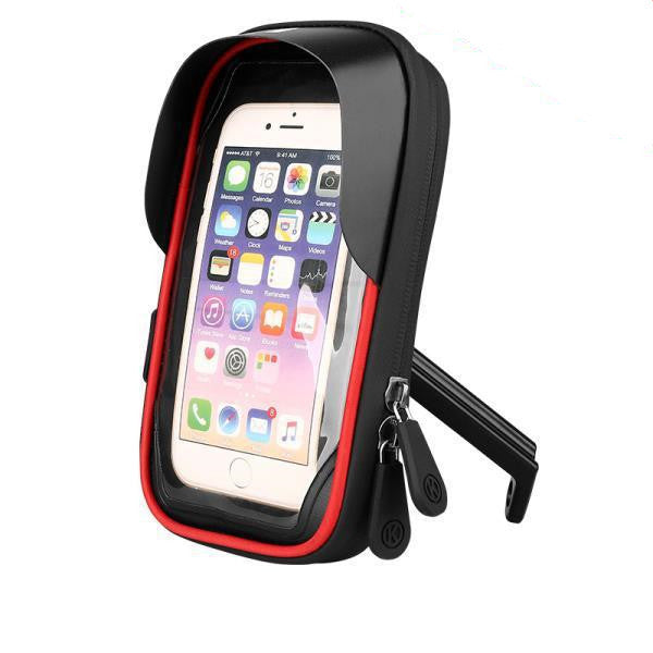 Kompatibel mit Apple, Fahrrad-Motorrad-Telefonhalter, wasserdichte Hülle, Fahrrad-Telefontasche für iPhone XS 11 Samsung S8 S9, mobiler Ständer, Roller-Abdeckung