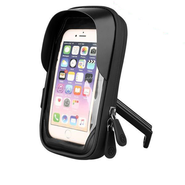 Kompatibel mit Apple, Fahrrad-Motorrad-Telefonhalter, wasserdichte Hülle, Fahrrad-Telefontasche für iPhone XS 11 Samsung S8 S9, mobiler Ständer, Roller-Abdeckung