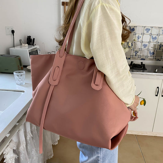 Sac fourre-tout sac à main de grande capacité pour femmes tissu oxford simple