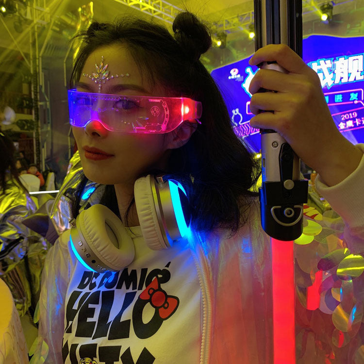 LED luminous super cool eye protection