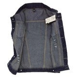 Men's denim vest