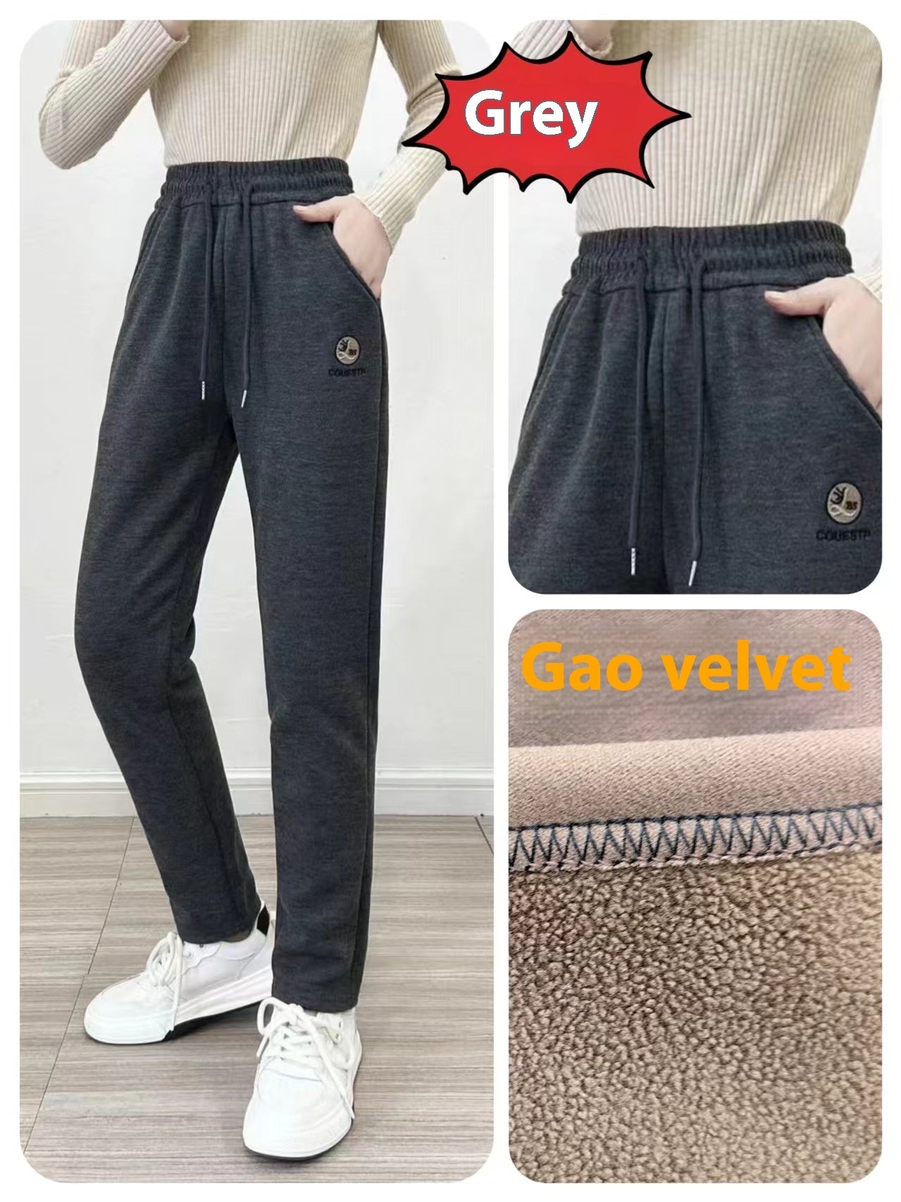 Loose Casual Pants High Waist Straight Women's Pants