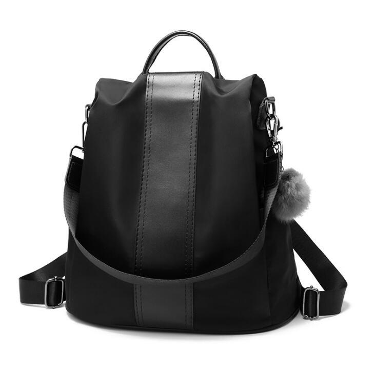 Veganer Damen Kunstleder Multifunktions-Anti-Diebstahl-Rucksack