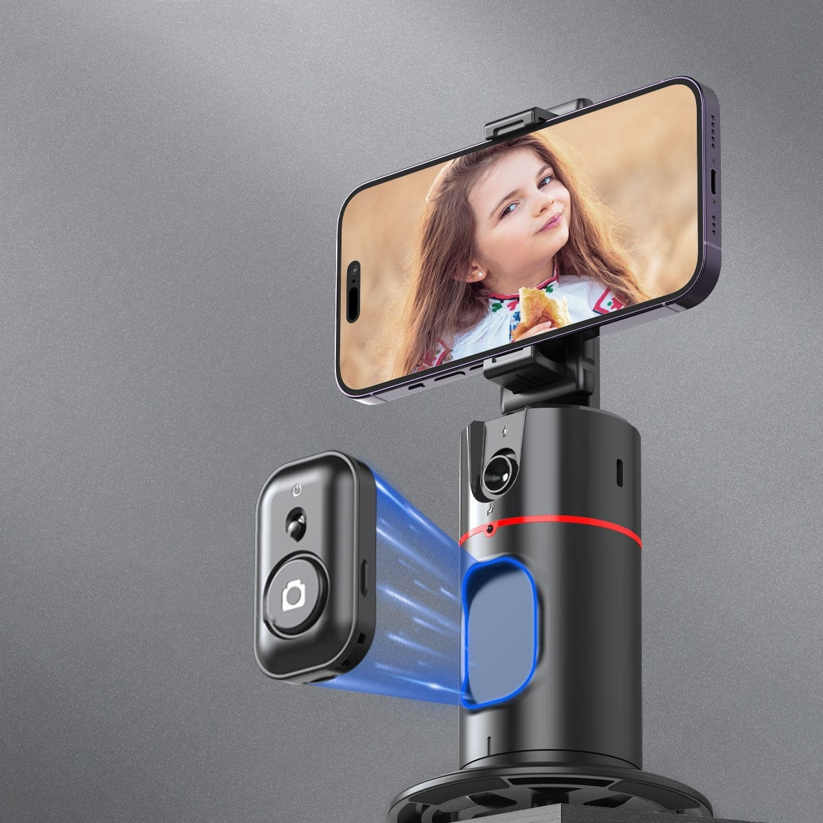 360 Grad intelligenter KI-Gesichtserkennungs-Tracking- und Tracking-Stabilisator