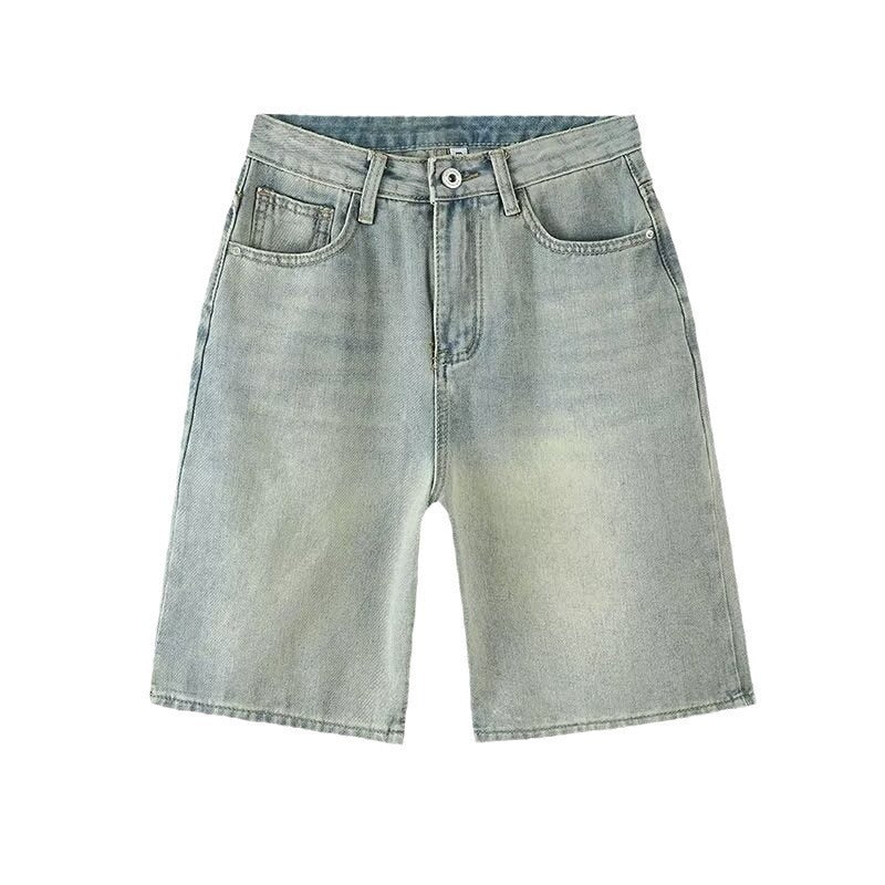 Women's Fashion Casual Retro Washed Denim Shorts