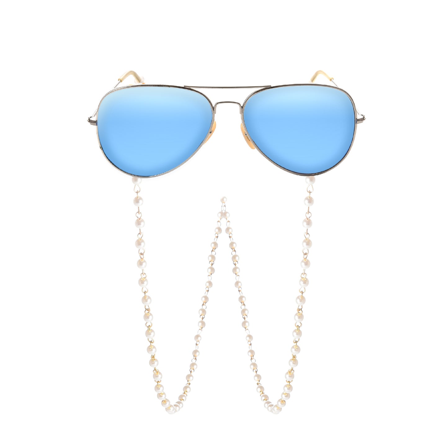 Simple fashion pearl glasses chain