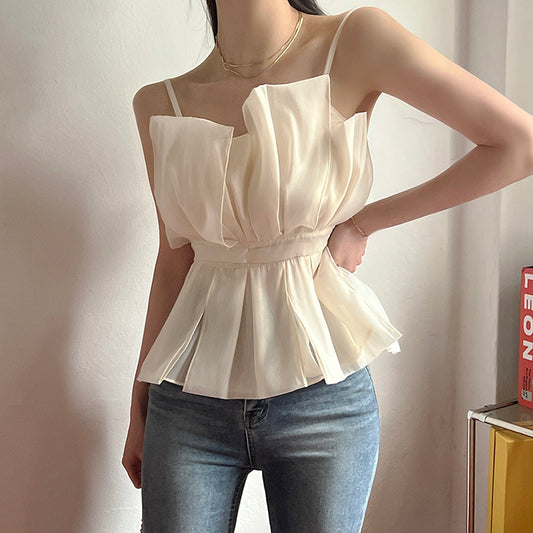 Niche Design Halter Vest Women Waist