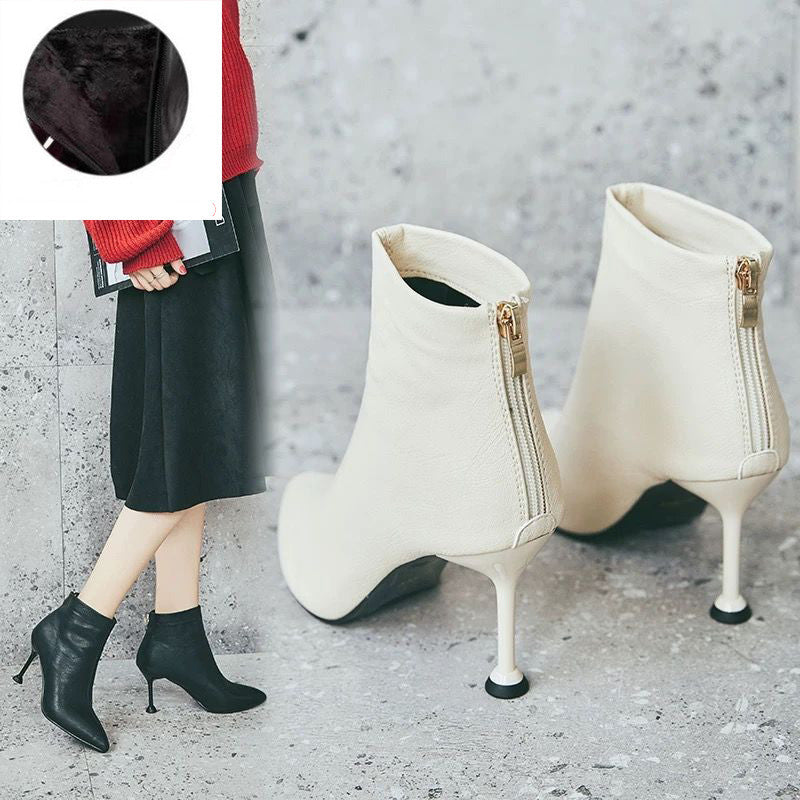 High Heels Women Winter Short Boots Stiletto