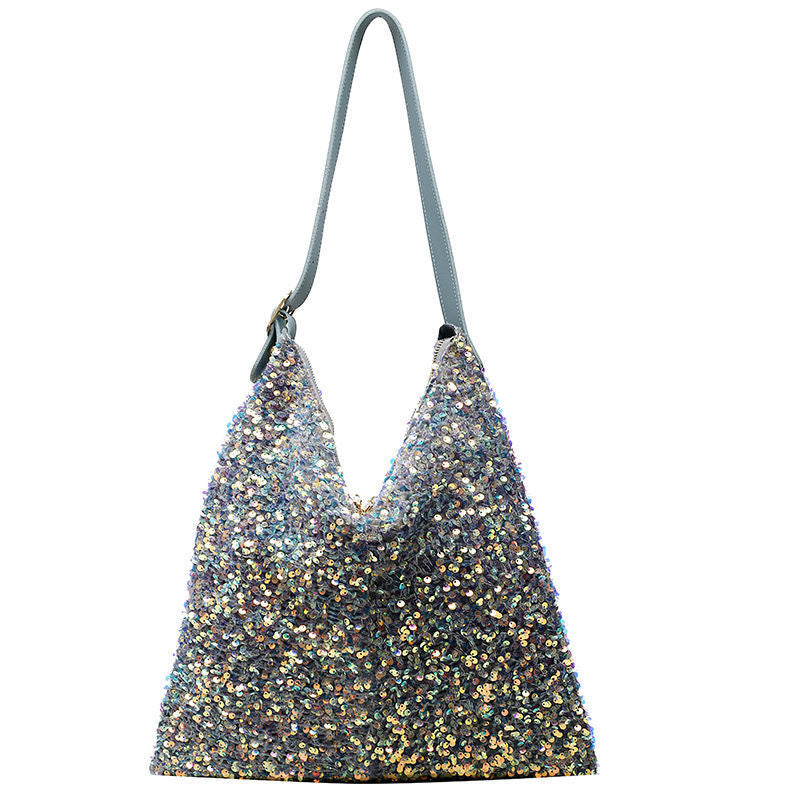 Fashion Popular Sequined Shoulder Bag Net Celebrity All-match Handbag