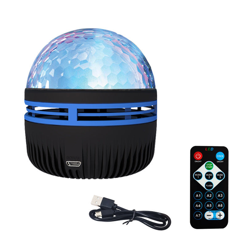 Lampada proiettore LED Star Galaxy Spotlight colorato rotante Magic Ball Camera da letto Lampada atmosfera Bar KTV Disco Party Stage Light