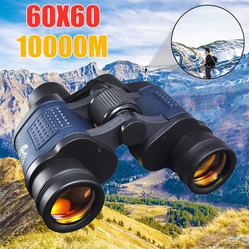 Télescope 60x60 Binoculaires puissantes HD Bragnification élevée pour la chasse extérieure Scopes optiques Lll Vision nocturne Zoom fixe