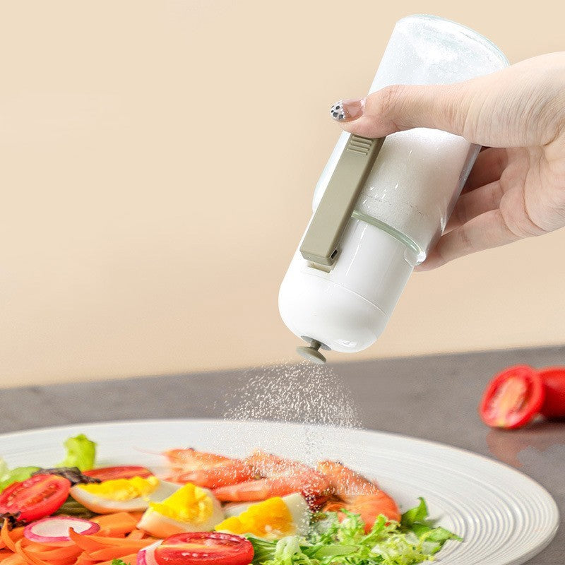 Kitchen Glass Seasoning Salt Control Bottle