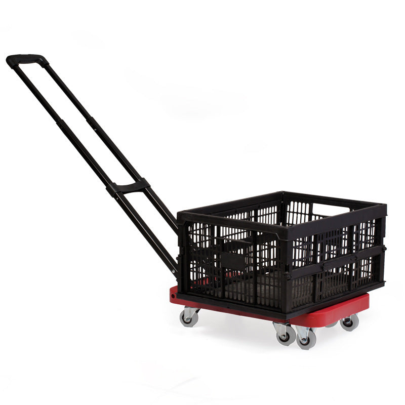 Carrello portabagagli portatile in alluminio multiposizione per uso domestico