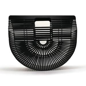 Bamboo Woven Bag Rattan Creative Beach Handbag Women