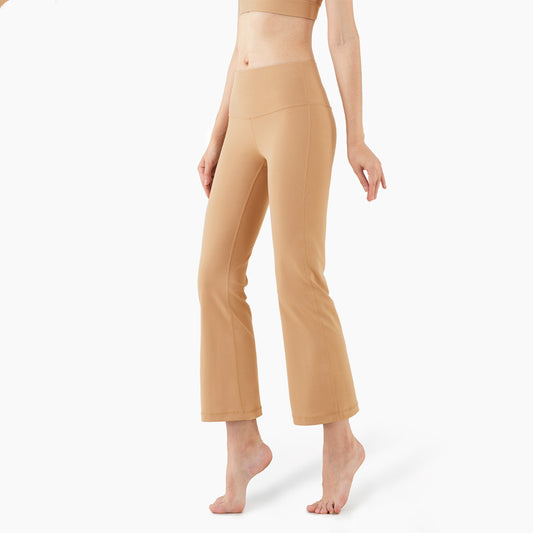 Nude casual fitness pants