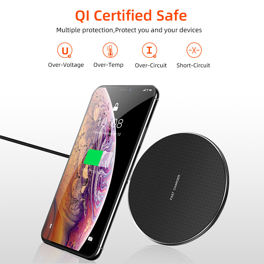 Caricabatterie wireless veloce per cellulare