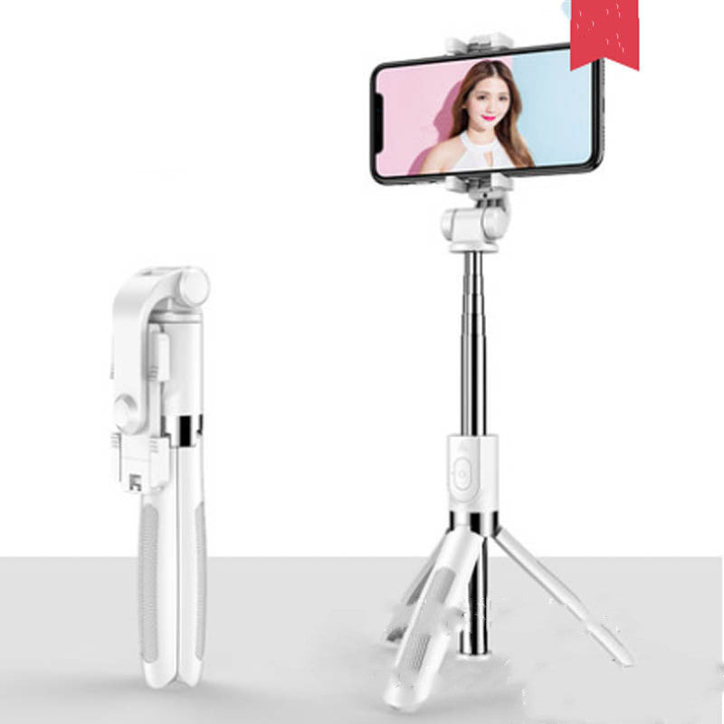 Compatibile con Apple, treppiede selfie stick mobile universale live triangolo staffa One Bluetooth selfie Artifact